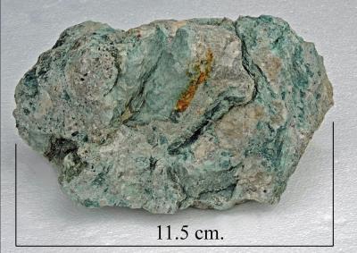 Tuff, Chloritic, Rhyolitic, Welshpool. Bill Bagley Rocks and Minerals